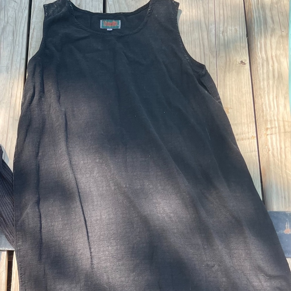 Black Tianello floor length dress